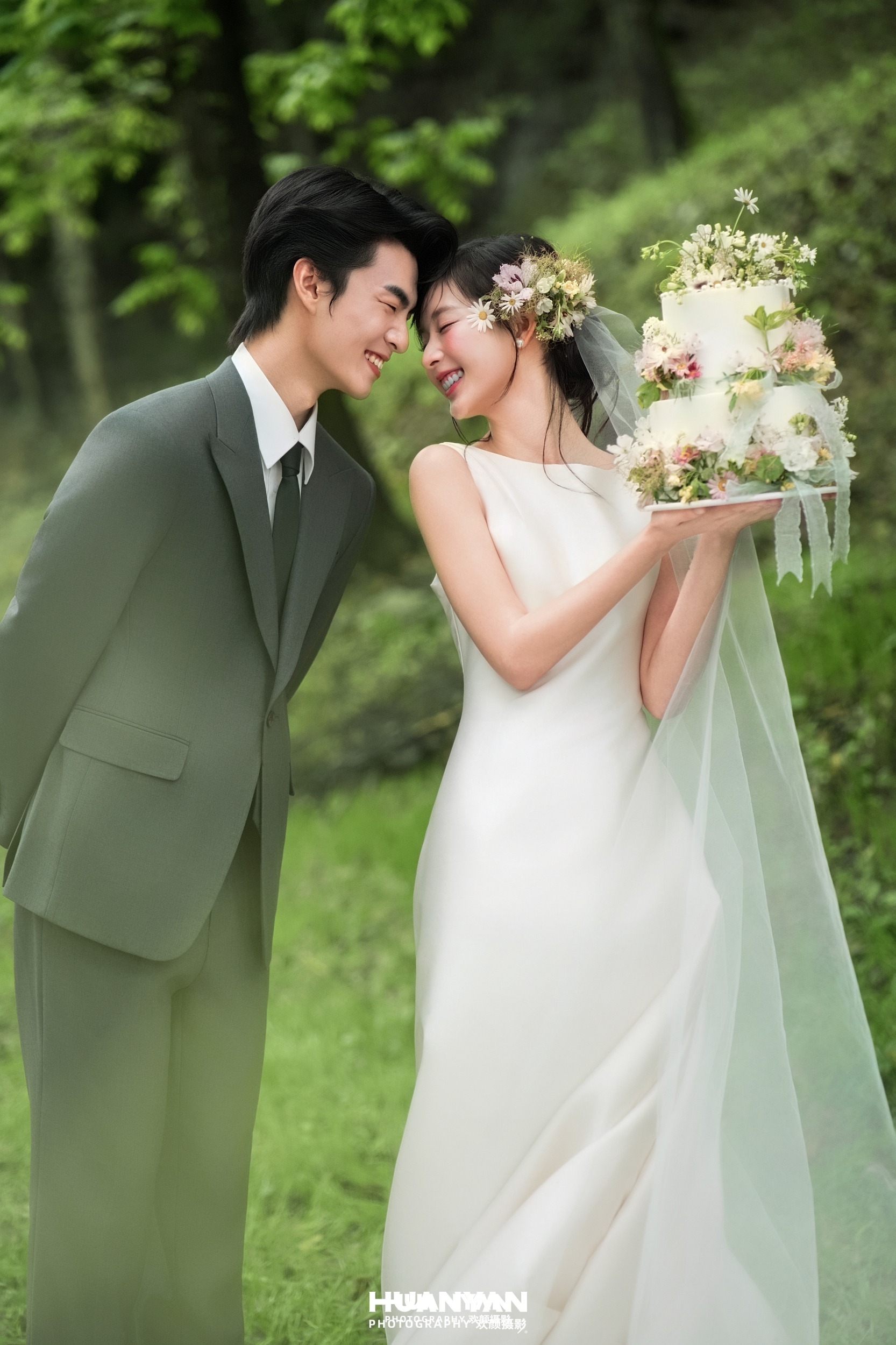 清新自然婚纱照 · 户外自然场景 · 森屿漫光客片