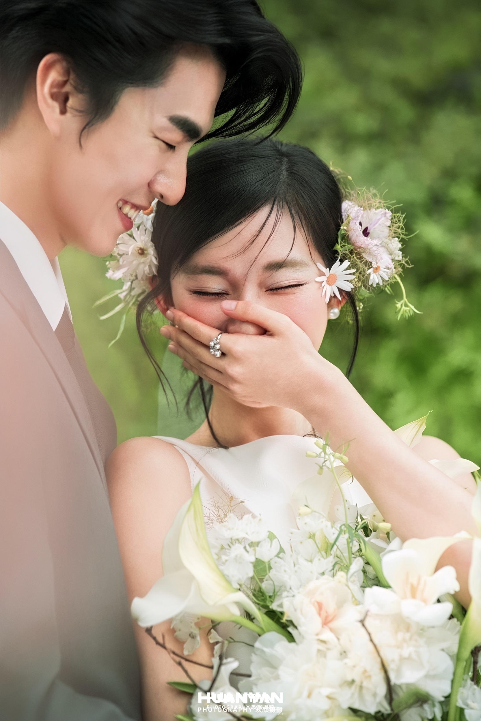 森屿漫光：清新自然婚纱照户外自然实拍