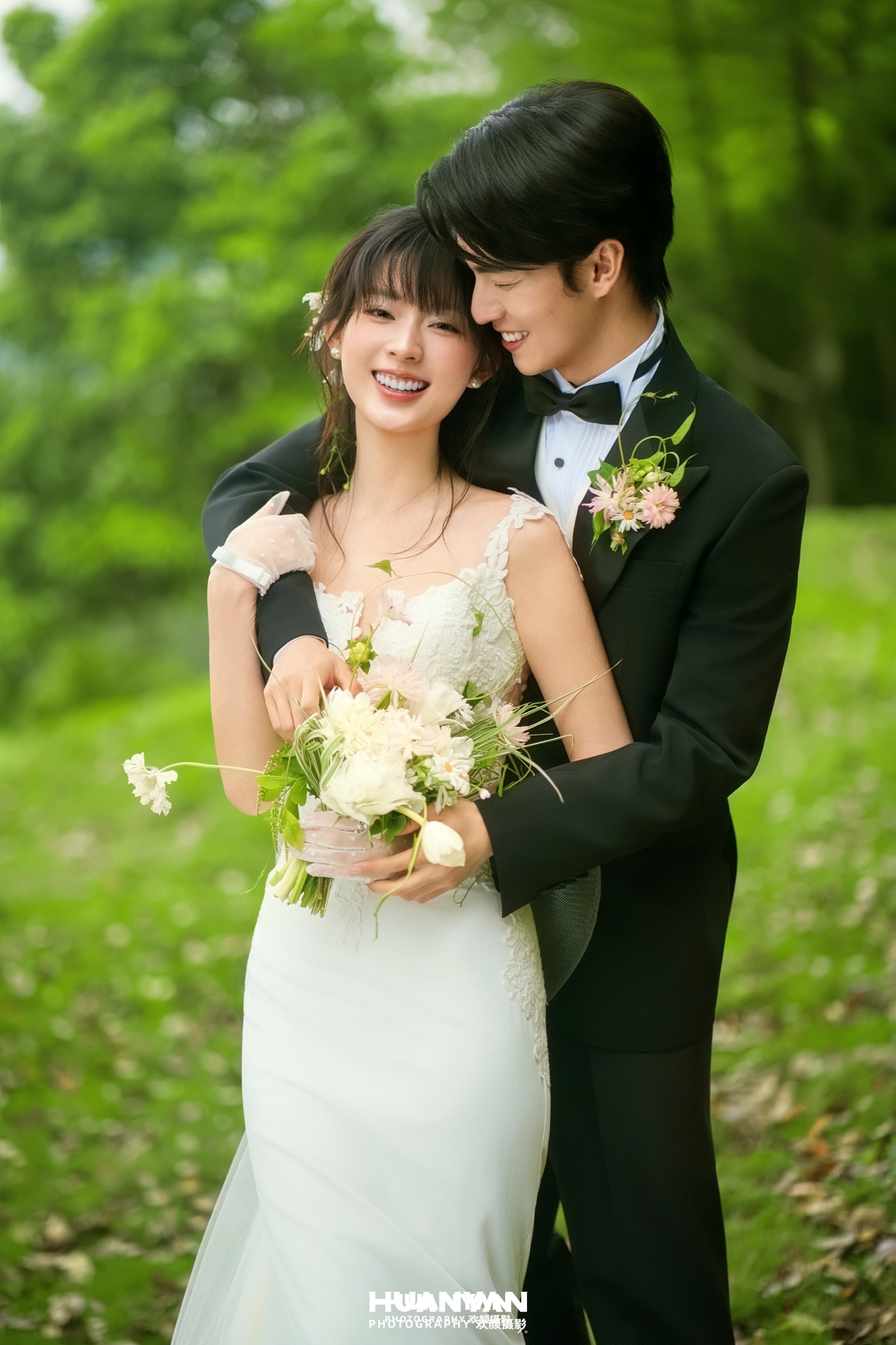户外自然清新自然婚纱照实拍（杯中盛夏系列）