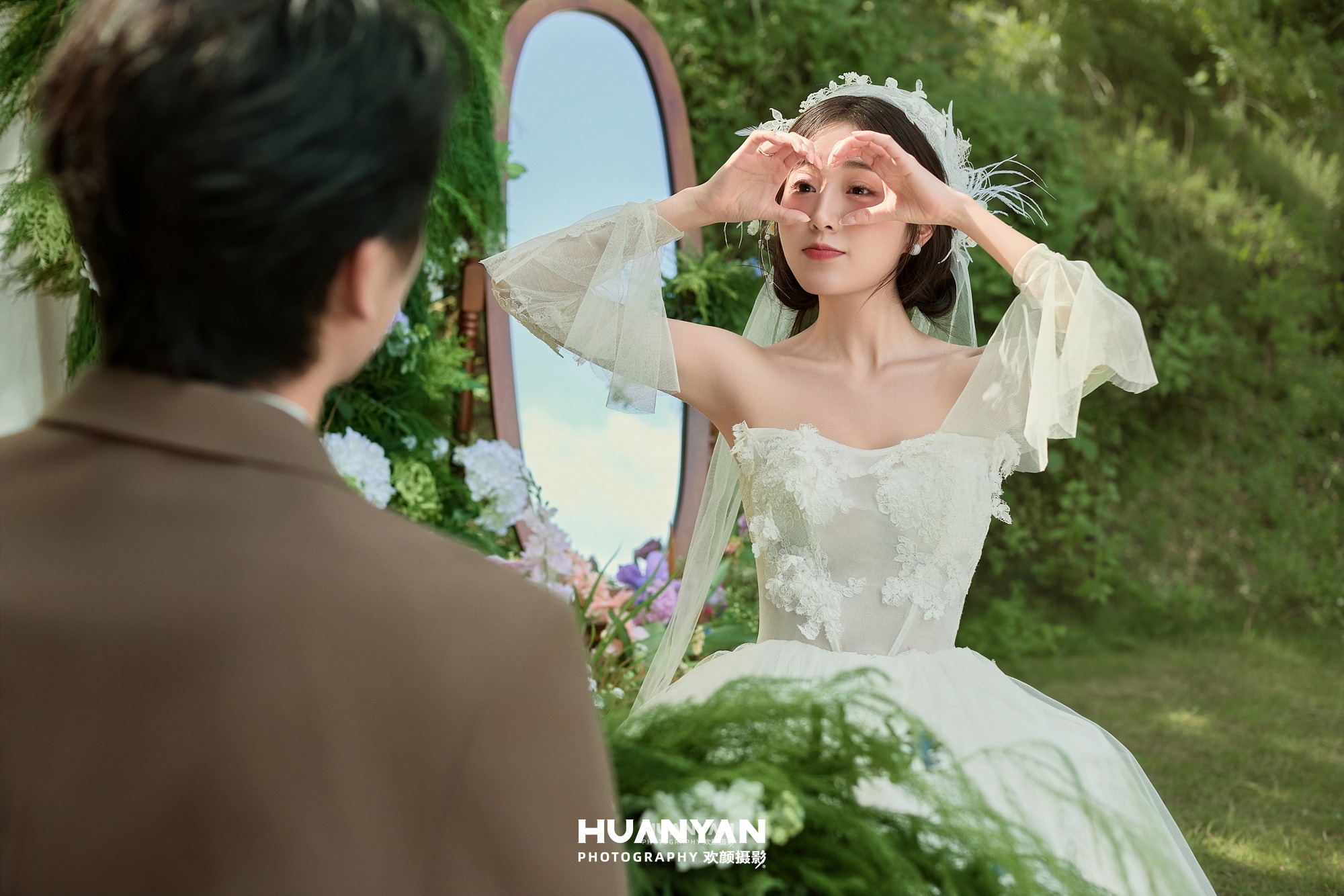 风遇林野：清新自然婚纱照户外自然实拍