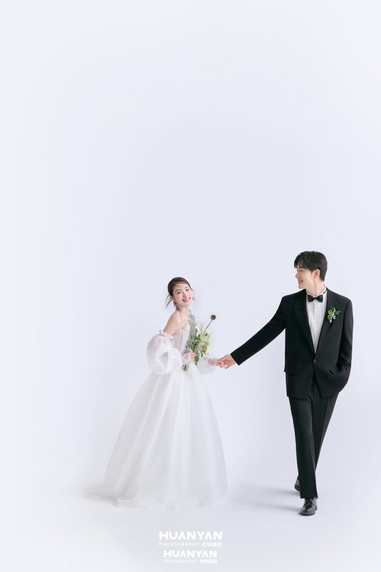 韩式温柔婚纱照 · 室内影棚场景 · 郁香小叙客片