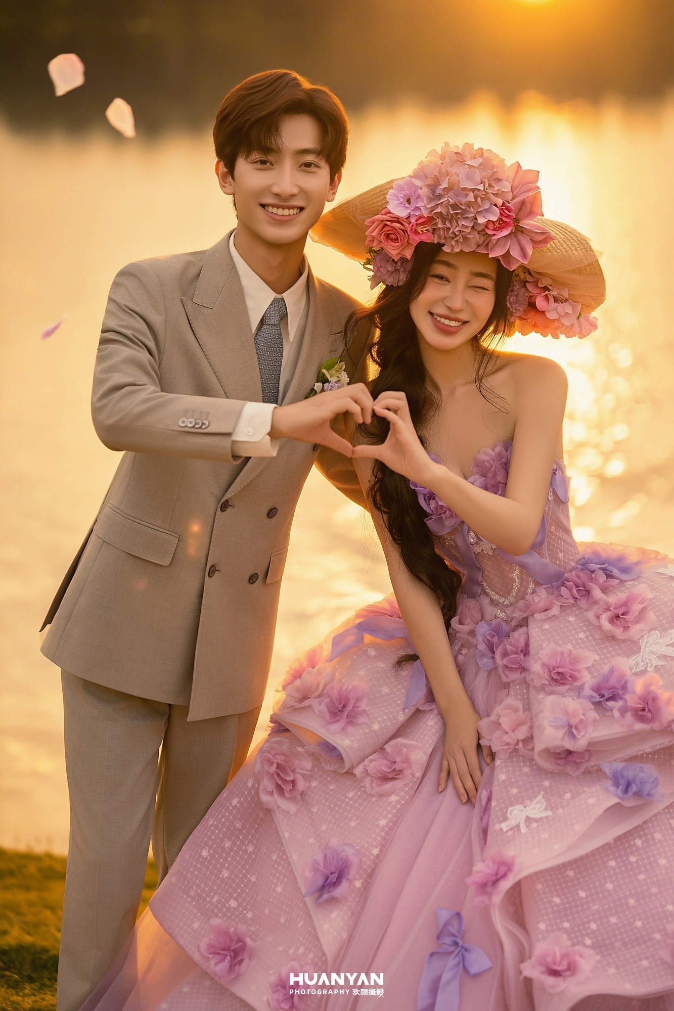 浪漫唯美婚纱照 · 户外自然场景 · 落日绯梦客片