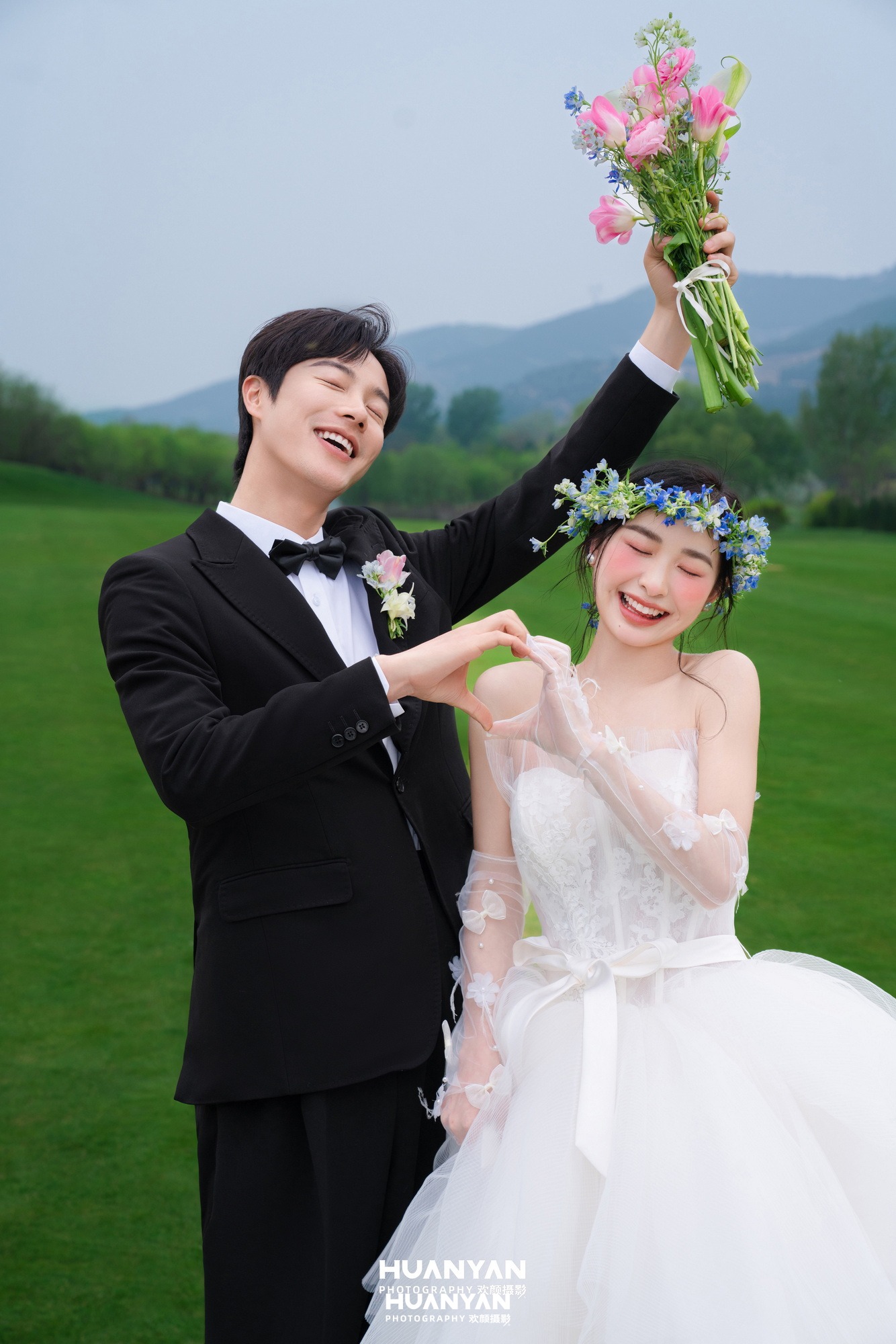 清新自然婚纱照 · 户外自然场景 · 一纱之约客片